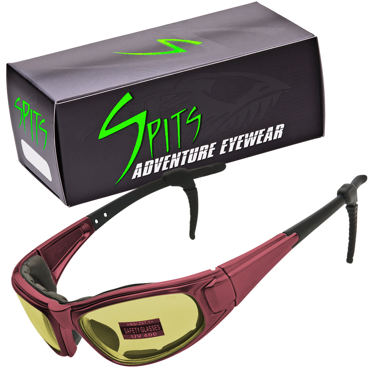 Zilla Foam Padded Safety Rated Motorcycle Eyewear