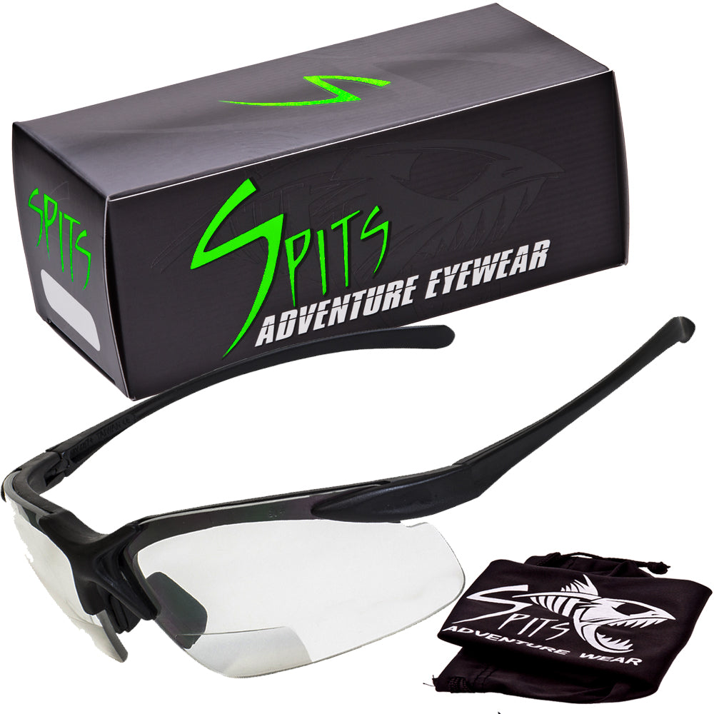 Spits Eyewear Clincher Low Small Bifocal Running and Cycling Safety Glasses Rated