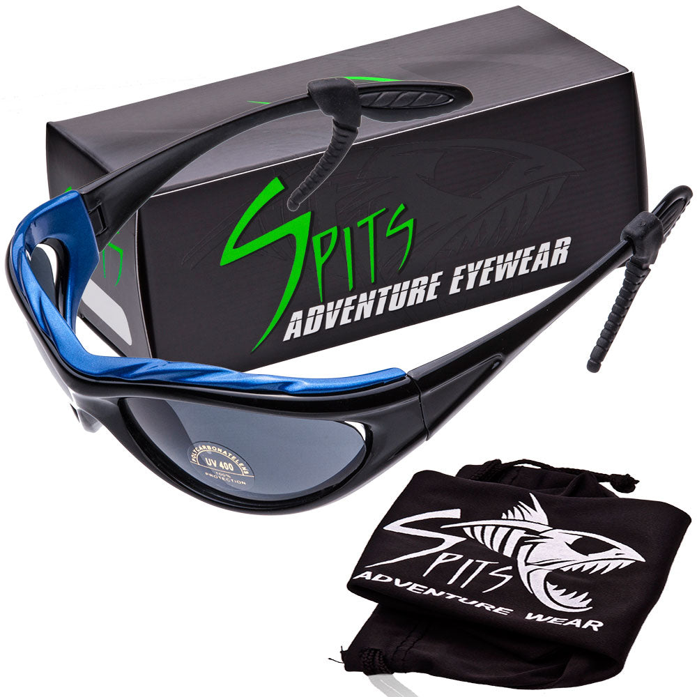 Hero Color Accented Sunglasses with Locking Earlocks.