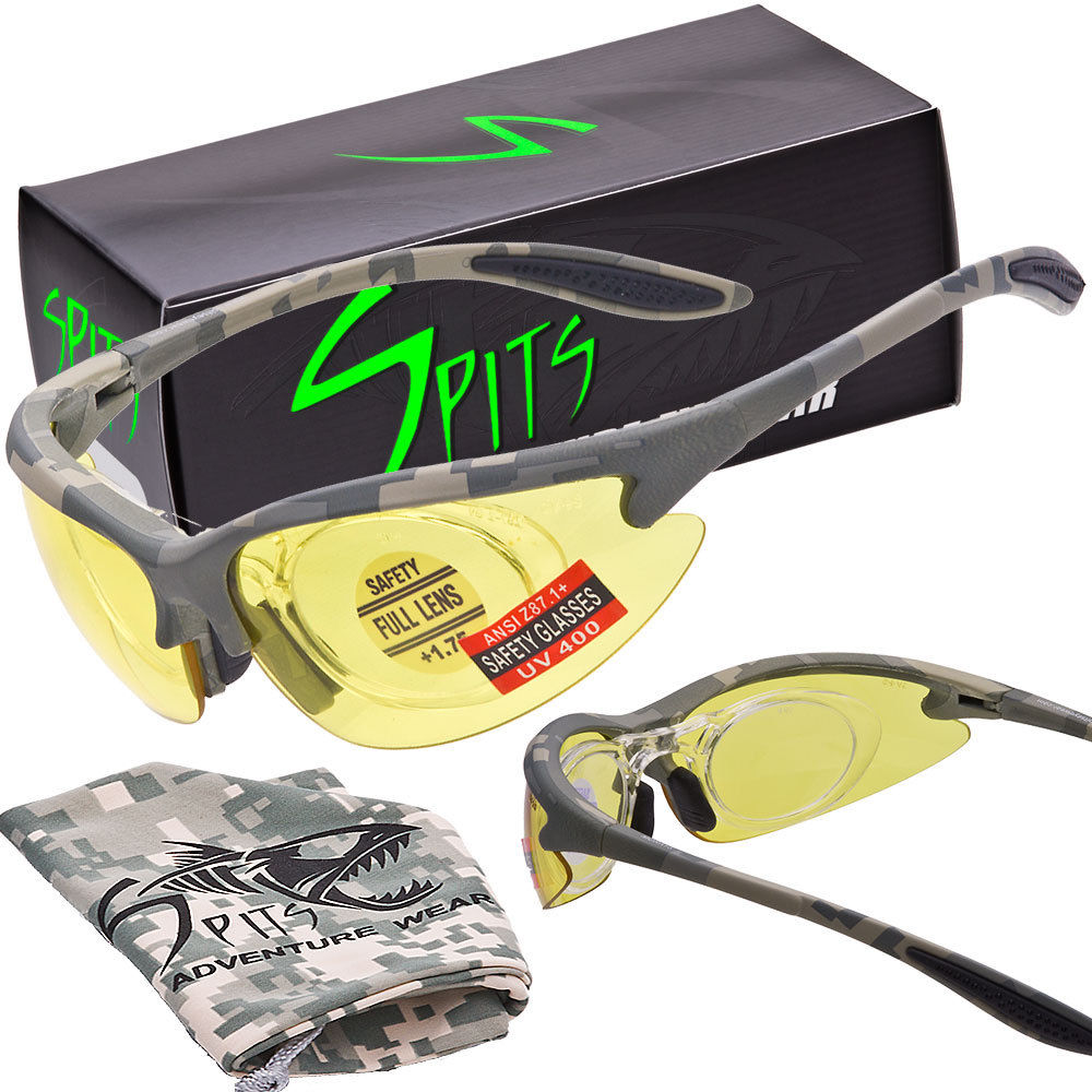 MAGshot Magnifying Hunting Shooting Safety Glasses ACU Camo Frame