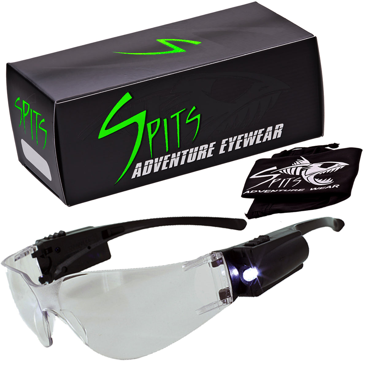 Rider LED Lighted Safety Glasses Z87.1 OSHA Compliant