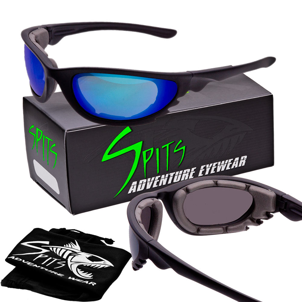Ridgeline Foam Padded Motorcycle Sunglasses Various Frame and Lens Options