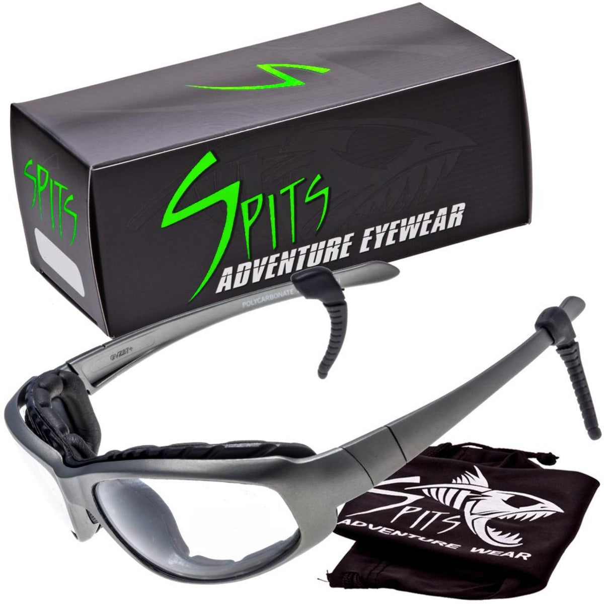 Sniper Gray -  Safety Rated Sunglasses Various Lens Colors, Photochromic and Foam Padding Options
