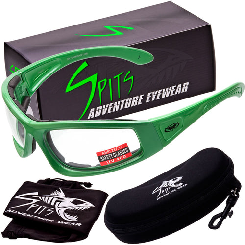 TRIUMP foam padded motorcycle sunglasses by Spits Eyewear