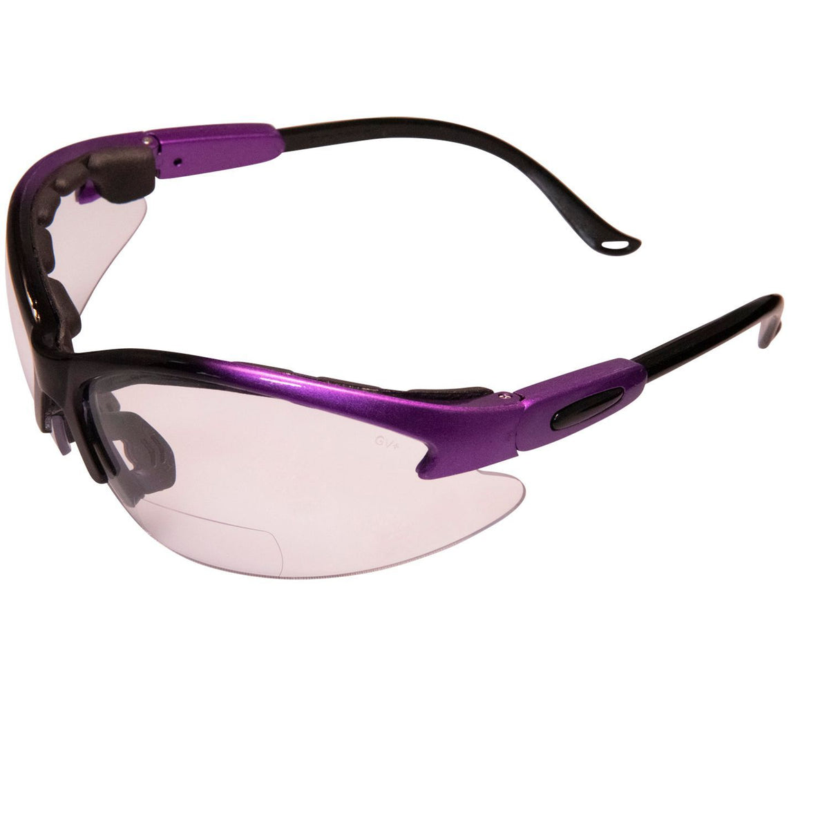Cougar Foam Padded Bifocal Safety Glasses with 12 Limited Edition Frame Color and Magnifier Options
