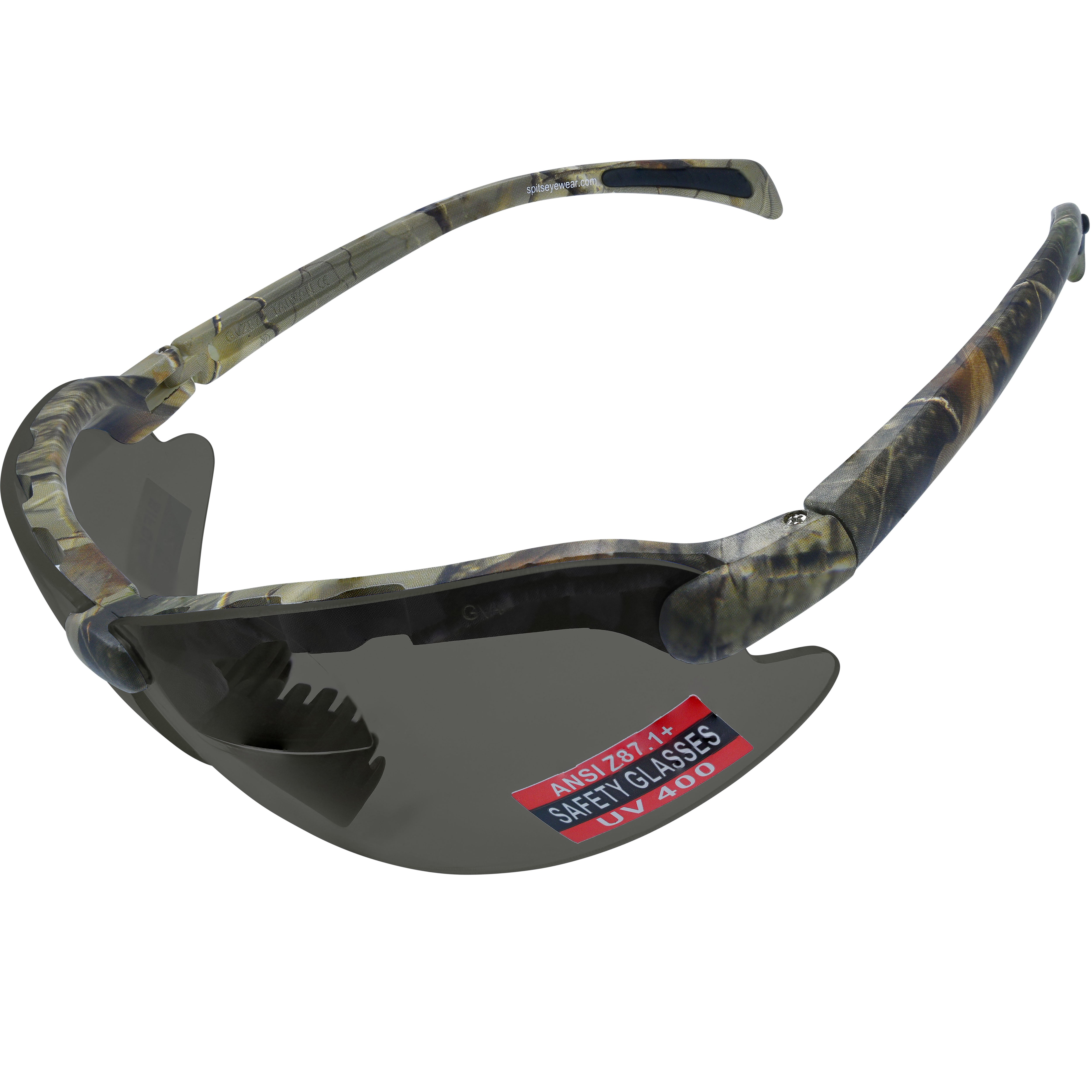 C2 Top or Bottom Bifocal Safety Glasses Forest Camo Frame - ANSI Z87.1+ Shooting Eyewear
