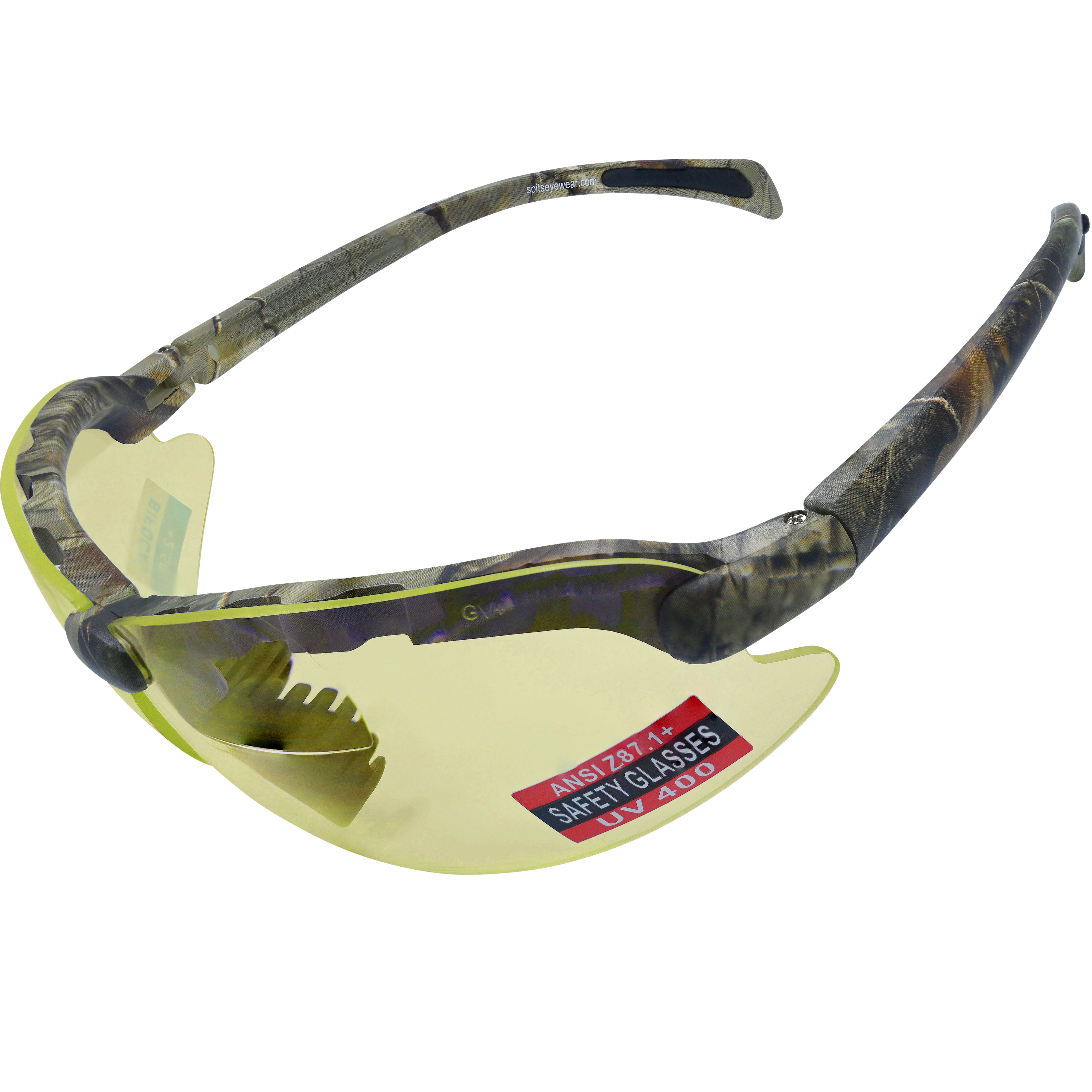 C2 Top or Bottom Bifocal Safety Glasses Forest Camo Frame - ANSI Z87.1+ Shooting Eyewear