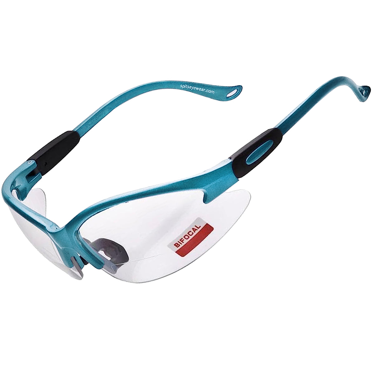 Cougar Bifocal Safety Glasses - Pastel Turquoise - ANSI Z87.1 Certified - UV Protection - Safety Eyewear