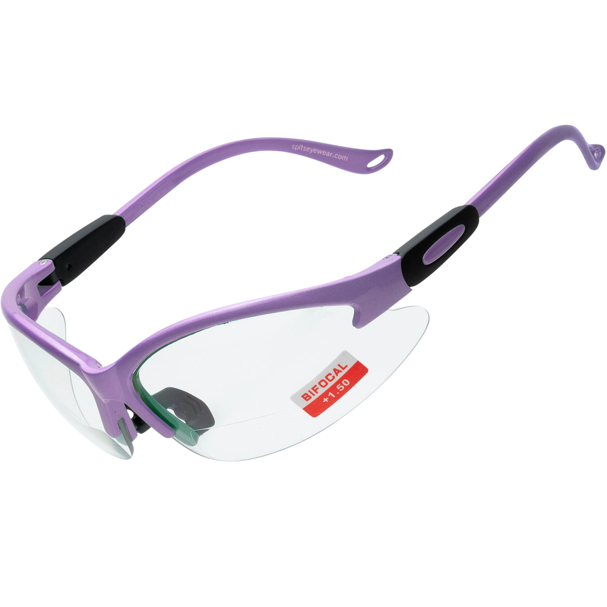 Cougar Bifocal Safety Glasses - Pastel Purple Frame with Magnifier - ANSI Z87.1 Certified - UV Protection - Safety Eyewear (Copy) (Copy) (Copy) (Copy)