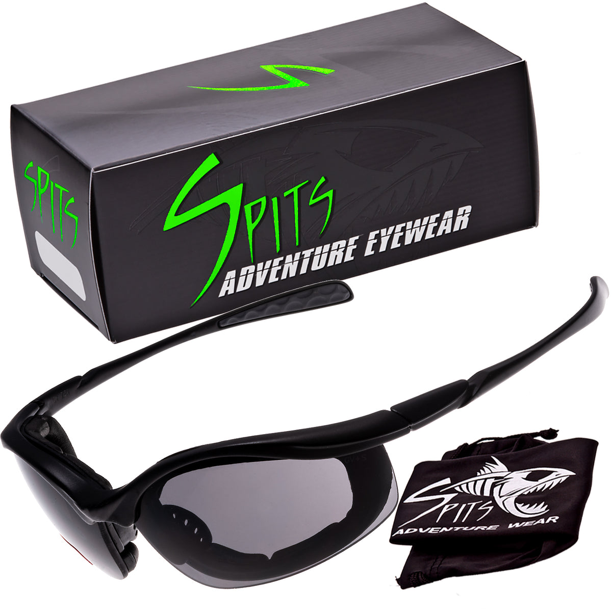 Excites Foam Padded Motorcycle Sunglasses
