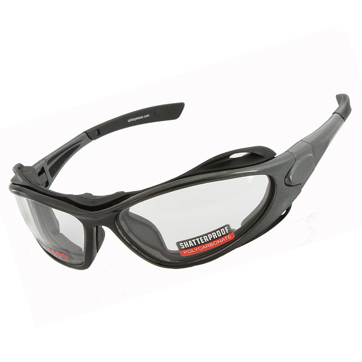Makos Removable Foam Padding Motorcycle Sunglasses, Convert To Goggles