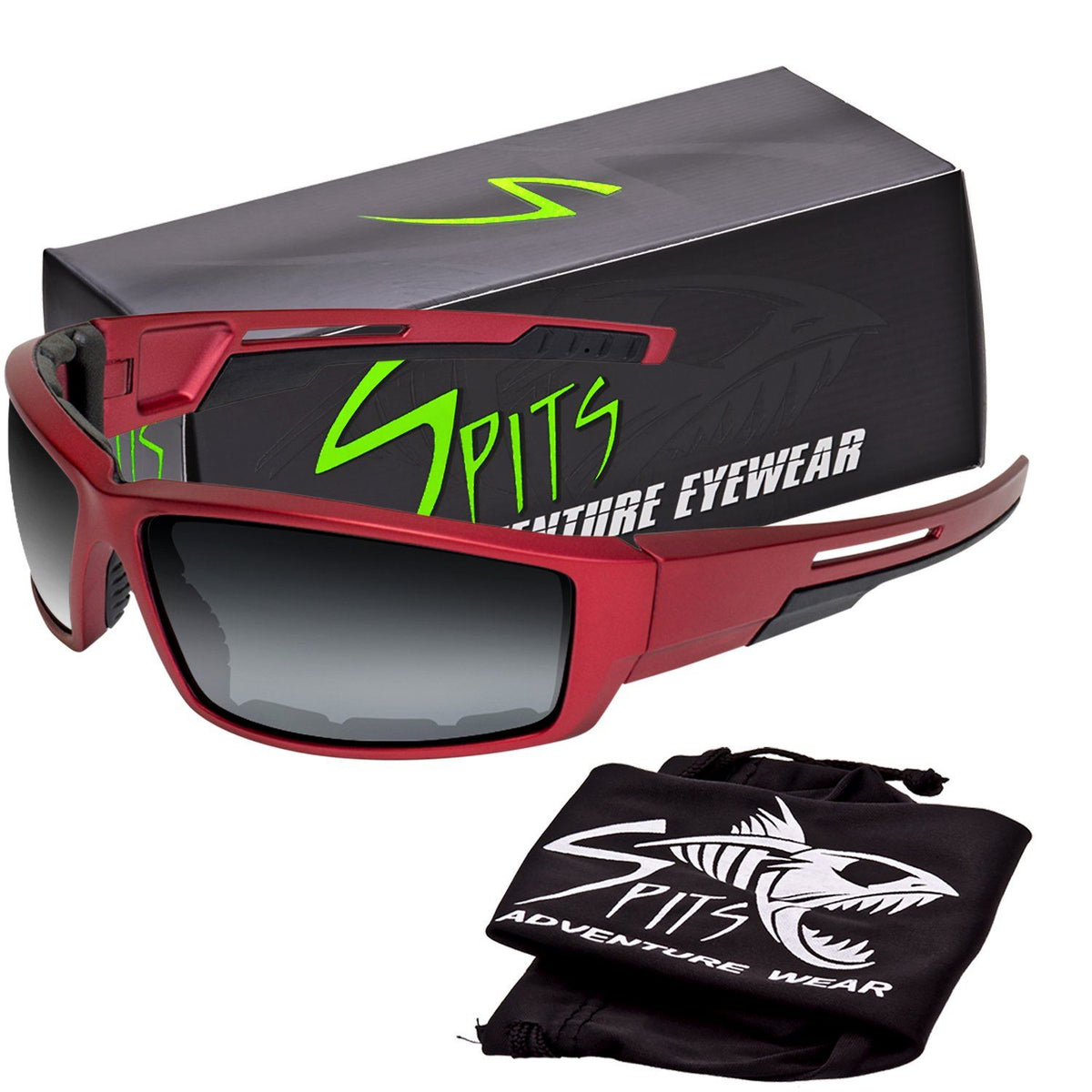 Strike Foam Padded Sunglasses with 10 Frame Colors and Various Lens Options