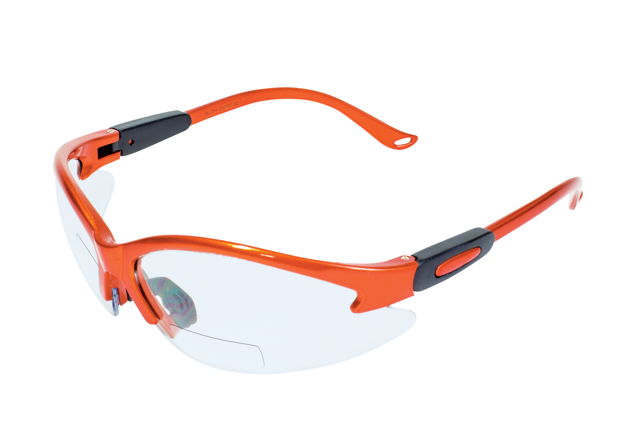 Cougar Bifocal Safety Glasses - Solid Frame Colors with Magnifier - ANSI Z87.1 Certified - UV Protection - Safety Eyewear