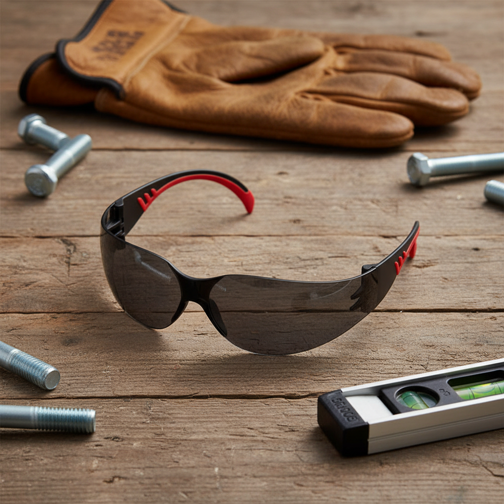 Ryze Wrap safety glasses without foam padding - workshop lifestyle