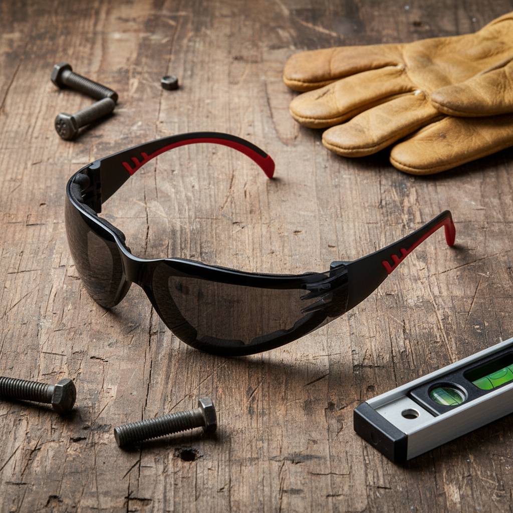 Ryze Wrap safety glasses with foam padding - workshop lifestyle