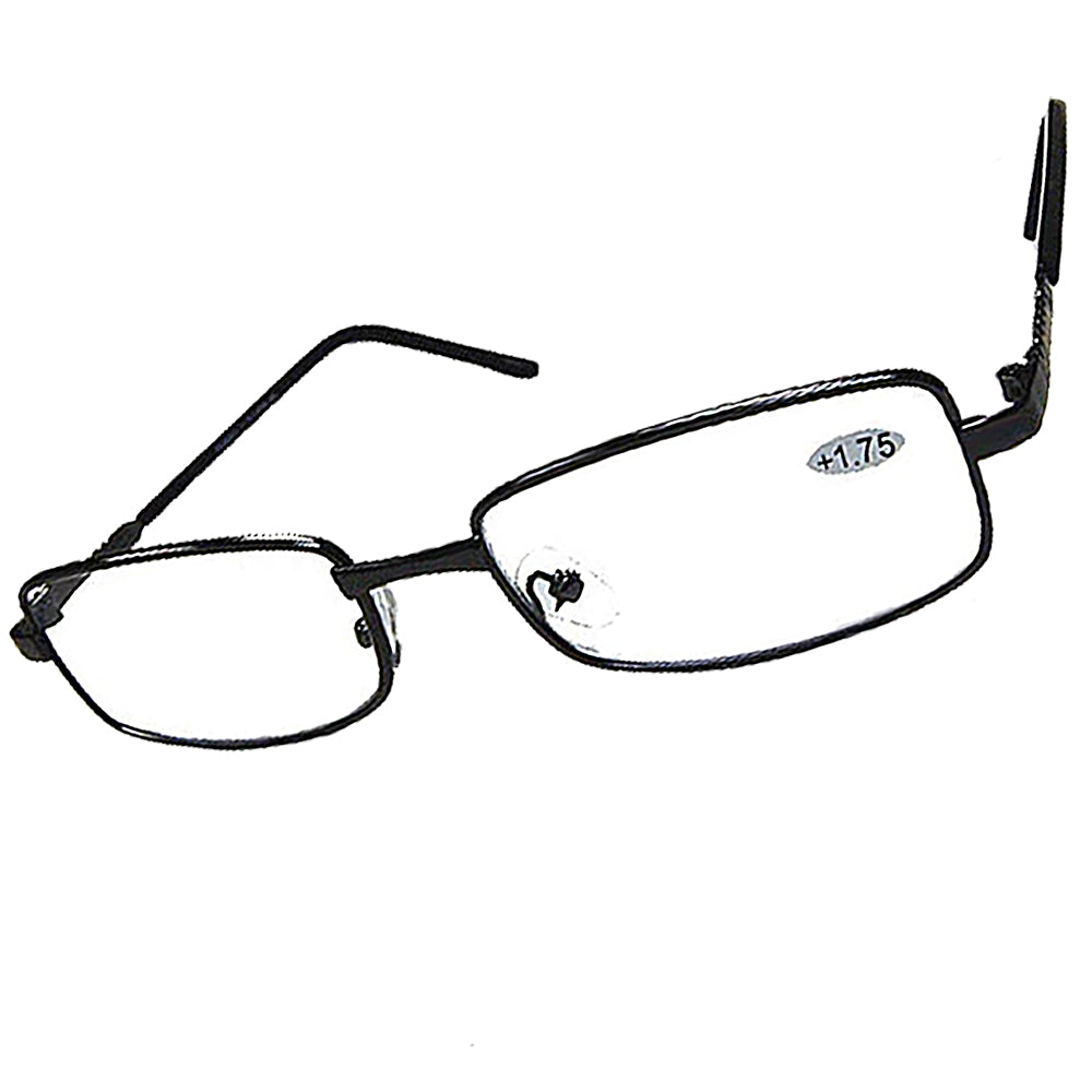 Half Size Reading Glasses Up 1.25 To 5.00 Magnification
