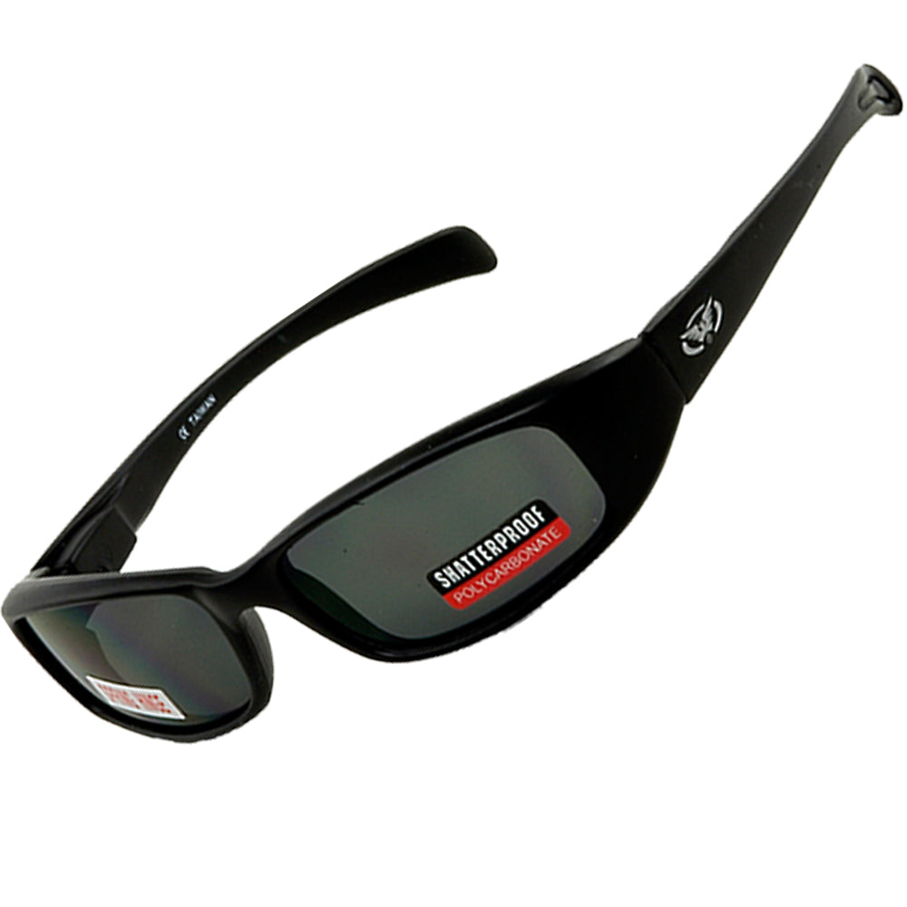 New Attitude Sunglasses MATTE Black Frame Smoke Gray Lenses