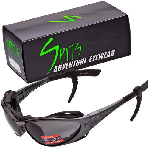 Makos foam padded motorcycle sunglasses that convert to goggles by Spits Eyewear
