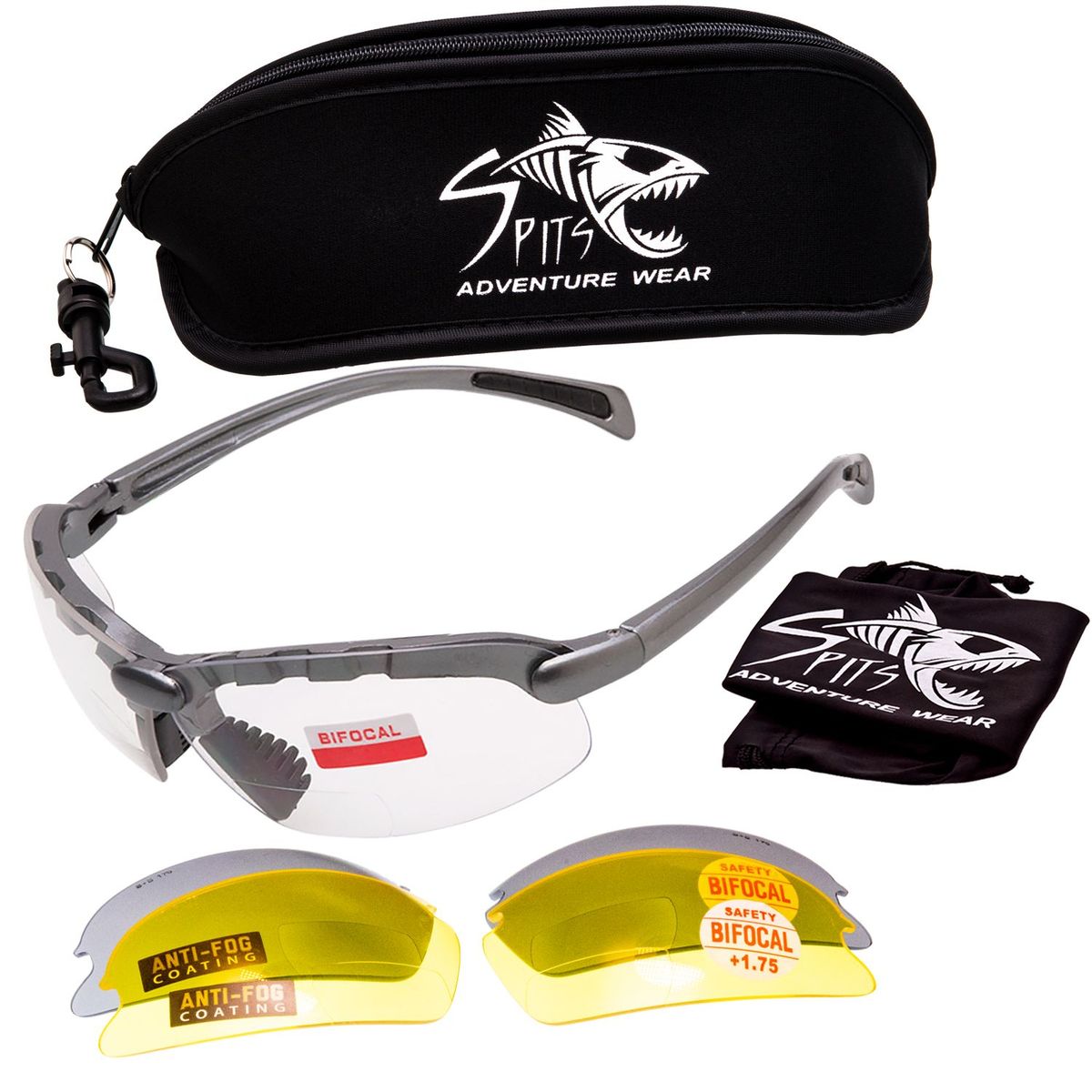 Spits C2 Bottom Focal 3 Lens Kit - Magnifier Shooting Safety Glasses 7 –  Spits Eyewear