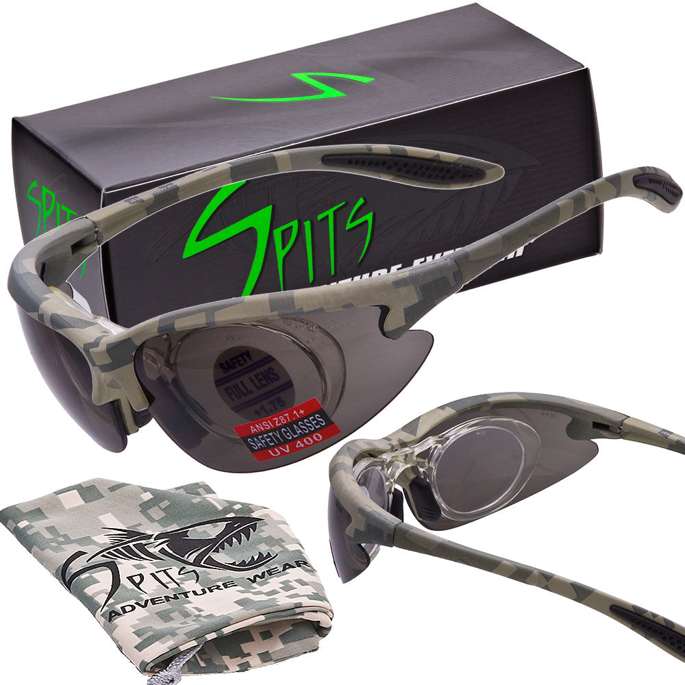 MAGshot Magnifying Hunting Shooting Safety Glasses ACU Camo Frame