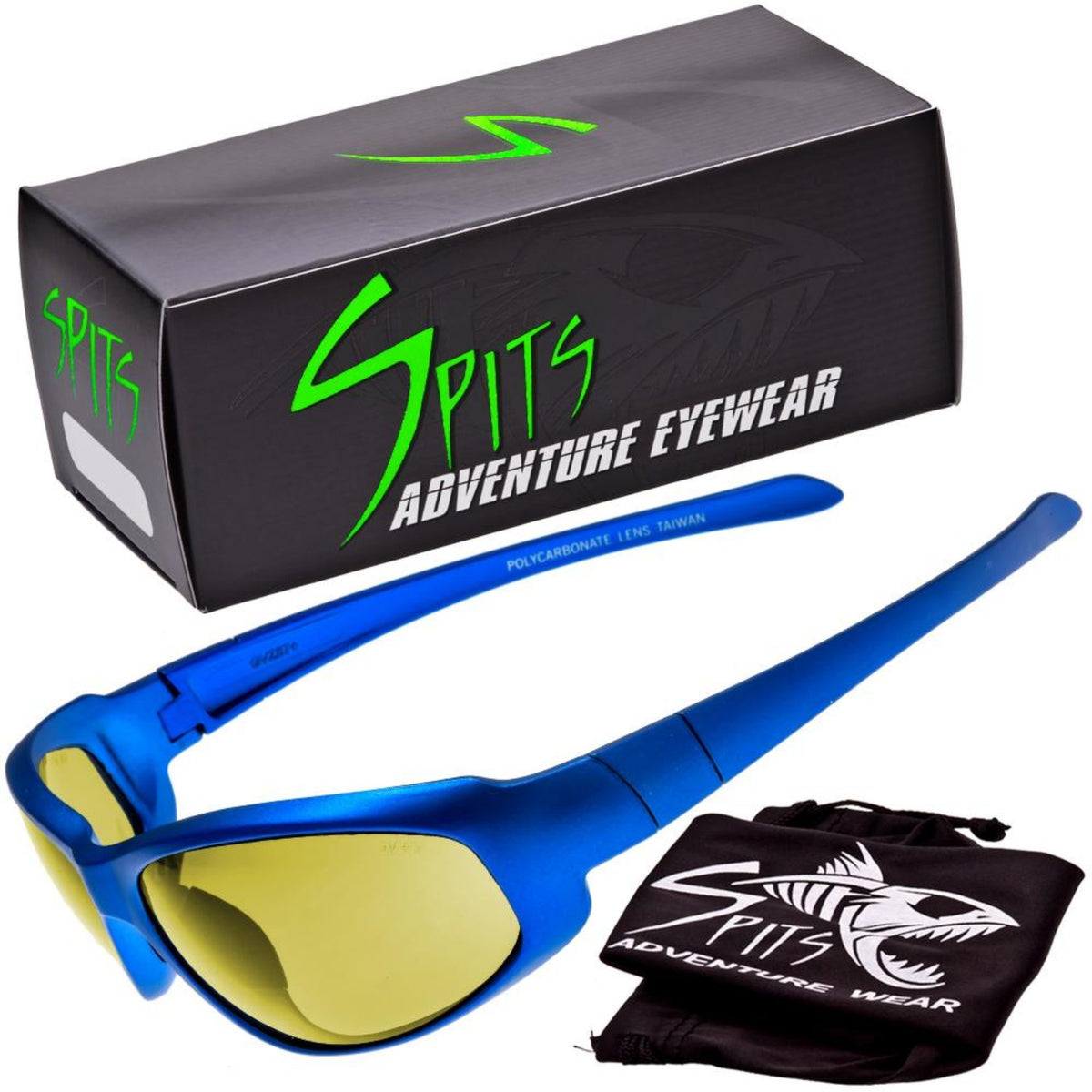 Sniper Blue -  Safety Rated Sunglasses Various Lens Colors, Photochromic and Foam Padding Options