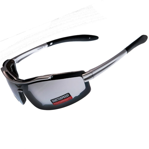 Tornado sports wrap sunglasses with EVA vented foam padding by Spits Eyewear