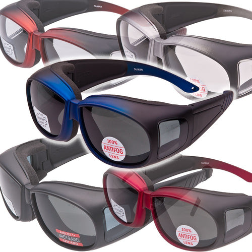 Outrigger fit-over foam padded safety sunglasses by Spits Eyewear